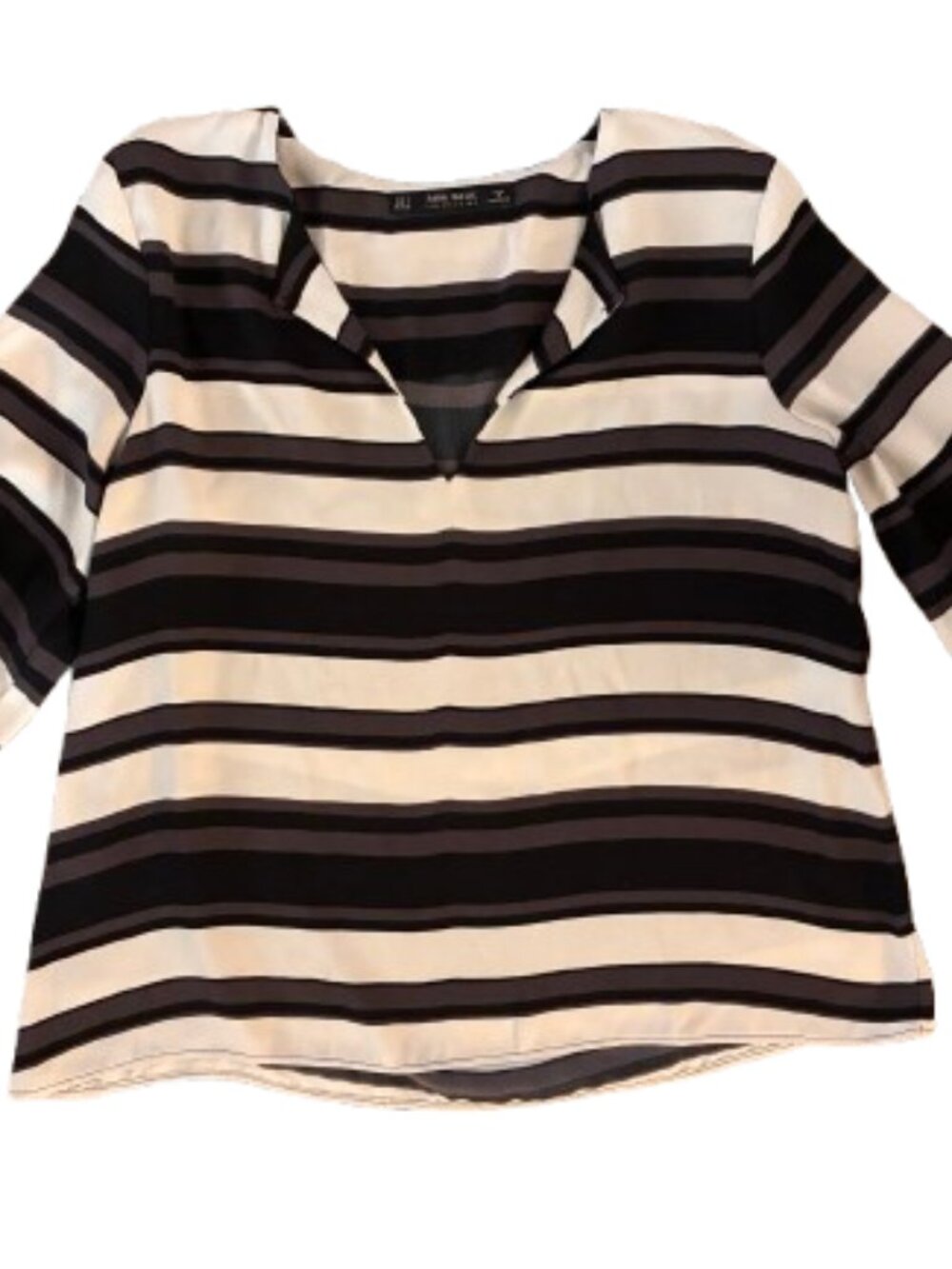 Zara Basic women's size small blouse top with bell sleeves